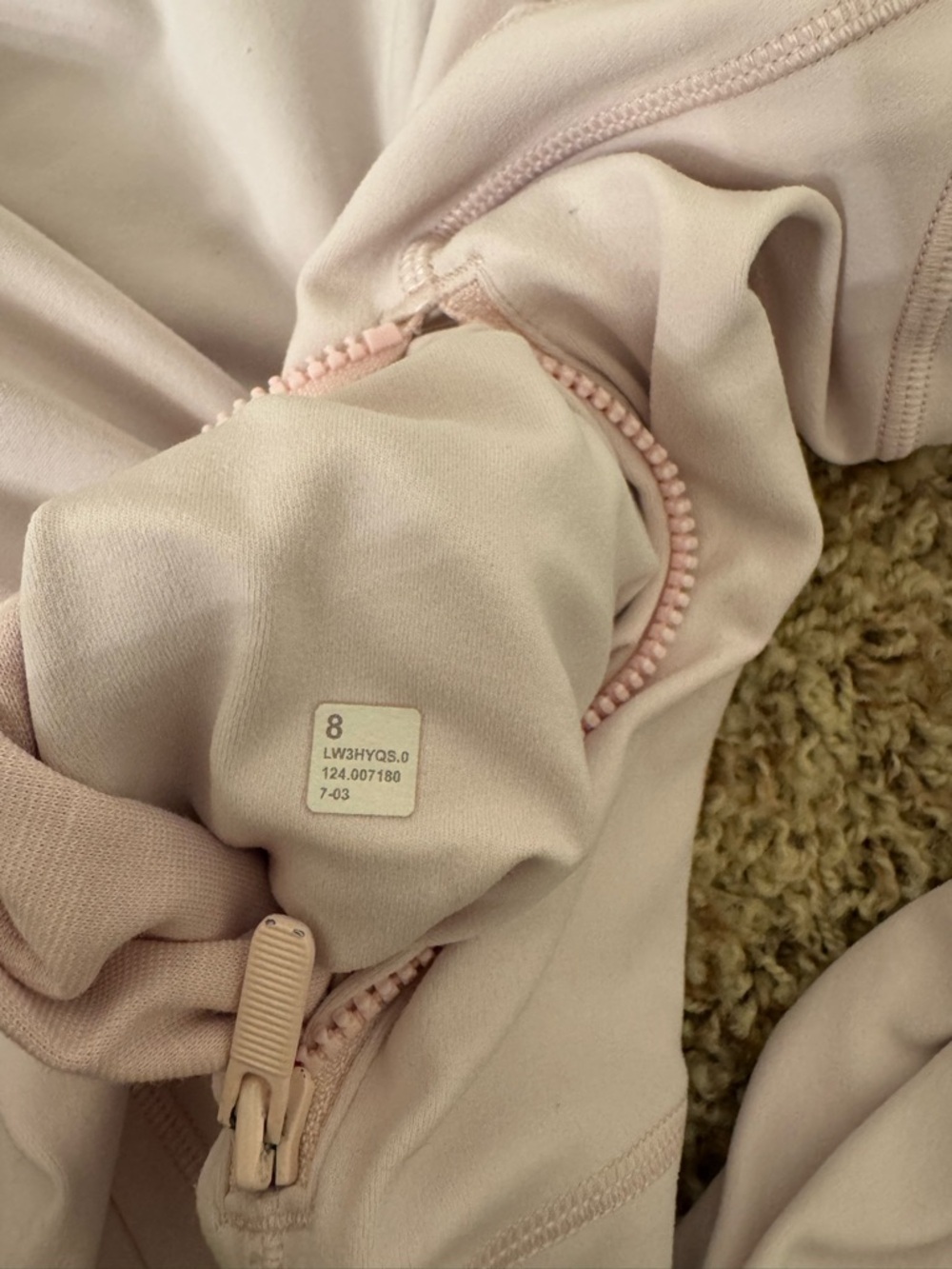 Lululemon Define Cropped Jacket *Nulu Strawberry Milkshake - Picture 5 of 6